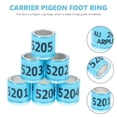 thumbnail image 3 of 100Pcs Pigeon Leg Rings Poultry Distinguish Markers Pigeon Racing Bands Poultry Ankle Bands, 3 of 4
