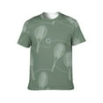 thumbnail image 3 of OUSIMEN Men's short-sleeved printed T-shirt, 3 of 7