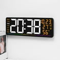 thumbnail image 4 of Colorful LED Clock With Multiple Functions Including Time Date And Temperature Display Customizable Brightness, 4 of 9
