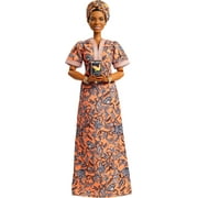 Barbie Inspiring Women Maya Angelou Doll W Earing Dress, With Doll Stand & Certificate Of Authenticity, Gift for Kids & Collectors