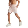 thumbnail image 4 of Men's Active Sweatpants with Inner Layer Athletic Running Shorts 2 in 1 Gym Workout Fitness Phone Pocket Drawstring Shorts, 4 of 9