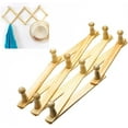 thumbnail image 7 of 3PCS Casewin Wooden Hanger Expandable Wood Wall Mounted Accordion Peg Coat Rack 10 Pegs Wooden Hook Wooden Coat Rack Hat Closet Hook for Hallway Bathroom Living Room Kitchen(Wood Color), 7 of 7