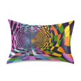 thumbnail image 7 of Yayeee Pillowcase Standard Size Set of 2 Satin Wrinkle Resistant Pillow Case, Green Wavy Plaid, 7 of 7