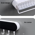thumbnail image 4 of Soporte Para Colgar Cuchillos De Cocina Montados En La Pared Espátulas Soporte Para Toallas Soporte Para Utensilios De Cocina Ventilados Capacidad De Carga Pesada Organizador De Artículos De Cocina matsuzay HA028068-01, 4 of 7