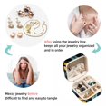 thumbnail image 4 of Cat Travel Portable Jewelry Organizer Box for Rings, Earrings, Necklaces, Bracelets, and More - Suitable for Girls and Women, 4 of 6