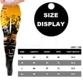 thumbnail image 2 of Women's Printed Leggings Halloween Leggings Halloween Costume Legging Stretch Funny Running Pants TightsWorkout Legging Pants - L, 2 of 7