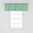 thumbnail image 2 of Ambesonne Golf Window Valance, Clubs in a Bag with Straps, 54" X 18", Turquoise and Pale Green, 2 of 3