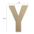 thumbnail image 1 of Lettre Y en bois du décor Lerman, 1 of 4