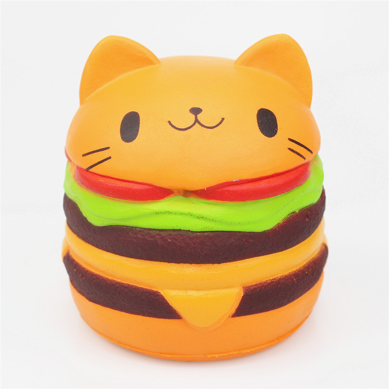 cheeseburger cat squishy