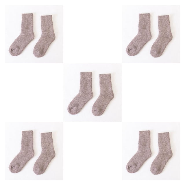 Billuyoard Calcetines Lana Terry Calcetín Engrosado Casual Crew Medias que absorben el sudor Al aire libre Type2 NO2
