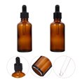 thumbnail image 3 of MasteelfCA 10pcs Portable Glass Essence Liquid Bottles Empty Body Oil Dropper Bottles, 3 of 8
