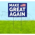 thumbnail image 1 of Make Usa Great Again (18" x 24") Yard Sign, Includes Metal Step Stake, 1 of 6