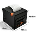 thumbnail image 2 of POS-8360 Desktop Thermal Receipt Printer with 80mm Paper Width, 220mm/s High-Speed Printing, USB Interface, Partial Auto Cutter (1.5M Cuts), 80mm Diameter Large Paper Roll Capacity, Supports, 2 of 7