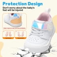 thumbnail image 2 of JOINFREE Baby Shoes Girls Boys Wide Barefoot Sneakers Infant First Walking Shoes, 2 of 6