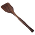 thumbnail image 3 of Wooden Cooking Utensils with Long Handle for Kitchen Brown High Temperature Resistant 12.5 inches, 3 of 5