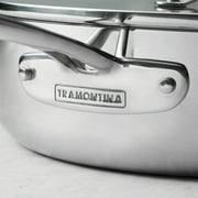 Tramontina Triverge 10 Piece Tri Ply Clad Stainless Steel Cookware Set, Induction Ready and Oven Safe