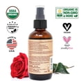 thumbnail image 5 of PURA D'OR Organic Rose Water Toner 4 Fl Oz, 5 of 5