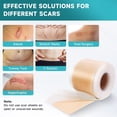 thumbnail image 2 of Silicone Scar Sheets, Silicone Scar Tape Strips(1.6”x 60” Roll-1.5M), Professional Away Sheets for Surgical Scars, Keloid, C-Section, Burn et, 2 of 6