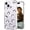 Black Dancing Penguins, variant on Compatible for iPhone 14 Case for Women Girls Clear Design Cute, Protector Girly Transparent Music Notes Musical