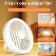 thumbnail image 4 of BallsFHK 5 In 1 Portable Hanging Wall Fan – Silent Multi Functional Desktop Fan For Dorm & Outdoor Use, 4 of 4