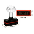 thumbnail image 2 of Uxcell Black Plastic Stamp Self Inking Red Ink Office Stamps Pre Inked Message Stamp 1.8'' x 0.8'' Urgent, 2 of 6