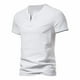 thumbnail image 2 of pstuiky camisetas para hombre, Camiseta de manga corta para hombre, color liso, con solapa y botones, a la moda ropa de hombre xxxl, 2 of 9