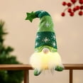 thumbnail image 6 of DefiDgd Christmas Plush Gnomes Doll with Light,Battery Operated Xmas Winter Decorations Handmade Figurines for Xmas Gifts Table Ornaments Dinner Party Supplies(Green), 6 of 6