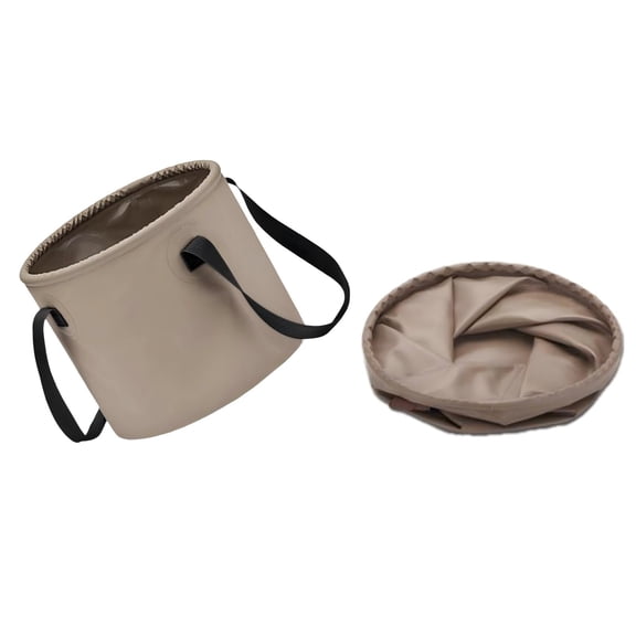 2-Pack 20L Collapsible Folding Bucket with Handle – Portable Water Container & Camping Sink for Hiking, Fishing, Outdoor & RV