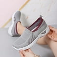 thumbnail image 6 of Xiaoxatg Comfortable Women's Casual Shoes for Everyday Use with Breathable Mesh Design Ideal for Spring and Summer Pairing with Jeans and Casual Outfits 6 Grey, 6 of 9