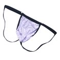 thumbnail image 2 of Jwputqe&nbsp;Mensg Strings and Thongs,Thongs For Men,Mens ThongsBreathable,Cooling,Solid,Low Waist,Polyester,Cotton,Purple,XL (US:10), 2 of 7