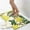 yellow green, variant on Carpet,Leaf Pattern Bathroom Toilet Waterproof Microfiber Bath Mat Non-slip Foot Mat