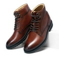 thumbnail image 4 of CMR CHAMARIPA Casual Men's Boots Height Increase Elevator Boots 3.15" Classical Cowhide Leather, 4 of 5