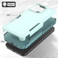 thumbnail image 2 of TECH CIRCLE Back Cover Case, for iPhone 16 Pro Max Case 6.9-Inch (2024), Plastic Shell Silicone Protective Shockproof Phone Case, Slim Fit Lightweight Basic Case for Women Men, Mint, 2 of 5