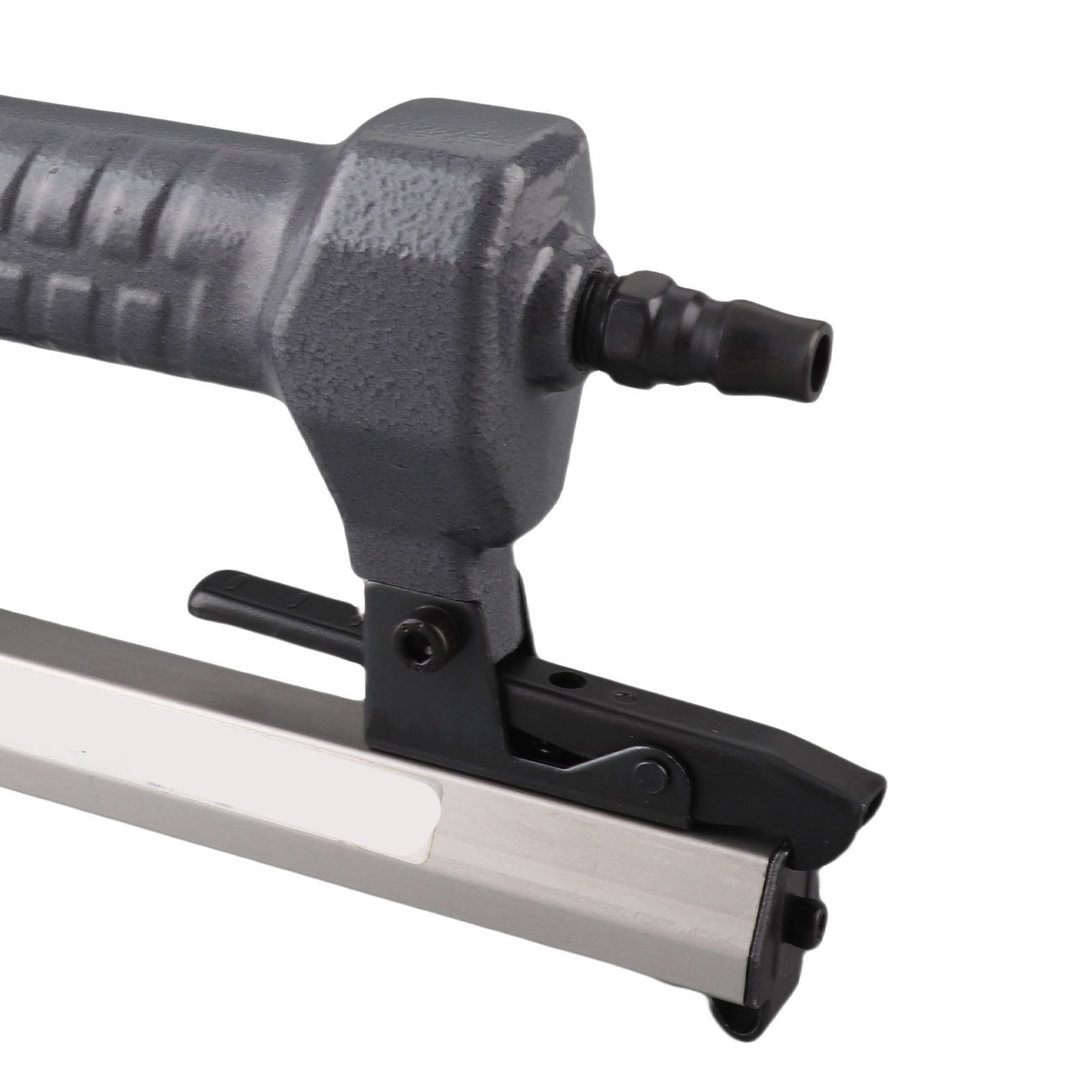 Rupoun Pneumatic Nailer U-Shape Air Nail Gun for Woodworking Flooring Roofing 100-Nail Capacity (0.24-0.51 inches / 6-13 mm)