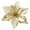 Gold, variant on 12 Pack Gold Xmas Glitter Poinsettia 5.1 inch Artificial Flowers Christmas Tree Decorations Clearance Ornaments