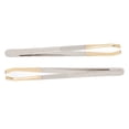 thumbnail image 4 of Pinzas Cosméticas, Pinzas De Precisión Pinzas Para Depilación De Cejas 2 Piezas Seguras Para Cejas Vello Facial Para Cabello Encarnado, 4 of 7