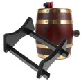 thumbnail image 4 of Wood Wine Barrel Dispenser with Faucet Stand for Home Bar, Parties & Spirits Aging – Elegant 1 Set Barrel for Beer, Wine & Liquor Enthusiasts, 4 of 4