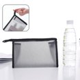 thumbnail image 6 of Clear Toiletry Bag, Travel Cosmetic Organizer, Pvc Material, Water-resistant, for Carry-on Luggage, Gym, Overnight Trips, White, by FAJHHA, 6 of 7