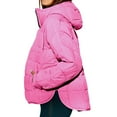 thumbnail image 4 of iOPQO Womens Quilted Jacket Womens Puffer Jacket Pullover Puffer Jacket Womens Light Weight Puffer Jacket for Women Winter Clothing for Women Womens Puffer Coat Puffy Jackets Women Hot Pink XXL, 4 of 9