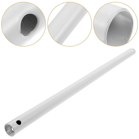 Soimiss 2Pcs Ceiling Fan Downrods Modern Sleek Design Iron for Ceiling Fans