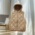 thumbnail image 5 of Ruimatai Women's Lightweight Puffer Vest Hooded Casual White Duck Down Jacket for Outdoor Winter Warmth, 5 of 6