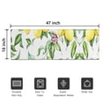 thumbnail image 5 of Yellow Lemon Fruit Leaves White Pattern Door Rugs,Washable Non Slip Door Mats Indoor,Decorative Door Mats,Entry Mat Indoor for Entrance,Bedroom,Kitchen,Bathroom,16"x47", 5 of 6