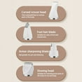 thumbnail image 3 of Pet Clippers Kit，Pet Clippers Grooming Kit Hair Clipper-Low Noise Paw Trimmer- Rechargeable - Cordless Silent Nail Sharpener Shaver, 3 of 5