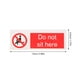 thumbnail image 3 of No te sientes aquí pegatina señal de seguridad pegatina de advertencia autoadhesiva para Office Hotel Park, 3 of 6