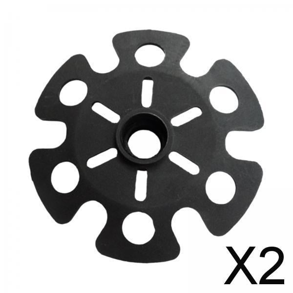 2 Piezas Bastón de Senderismo Cesta de Nieve 9cm Protector de Punta Sharpla