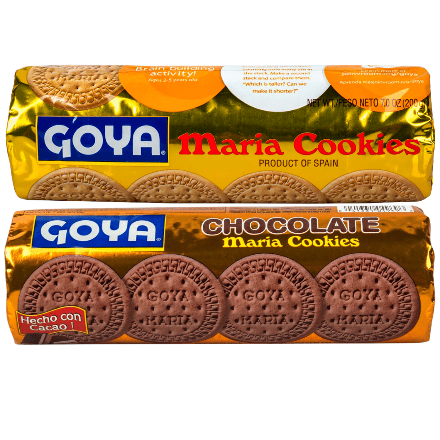 Goya Chocolate and Maria Cookies Mixed 7oz Crispy Spanish Cookie ...