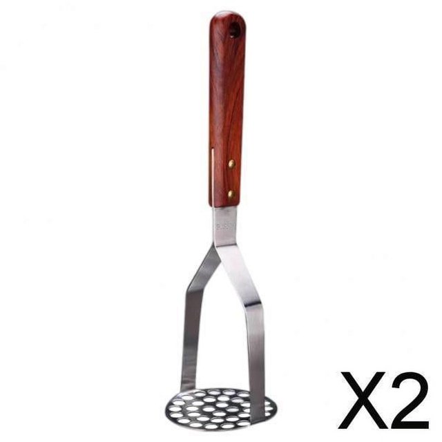2x de Patatas de Acero Inoxidable Perfecl Agarre Profesional Resistente y Resistente al Calor 2 piezas