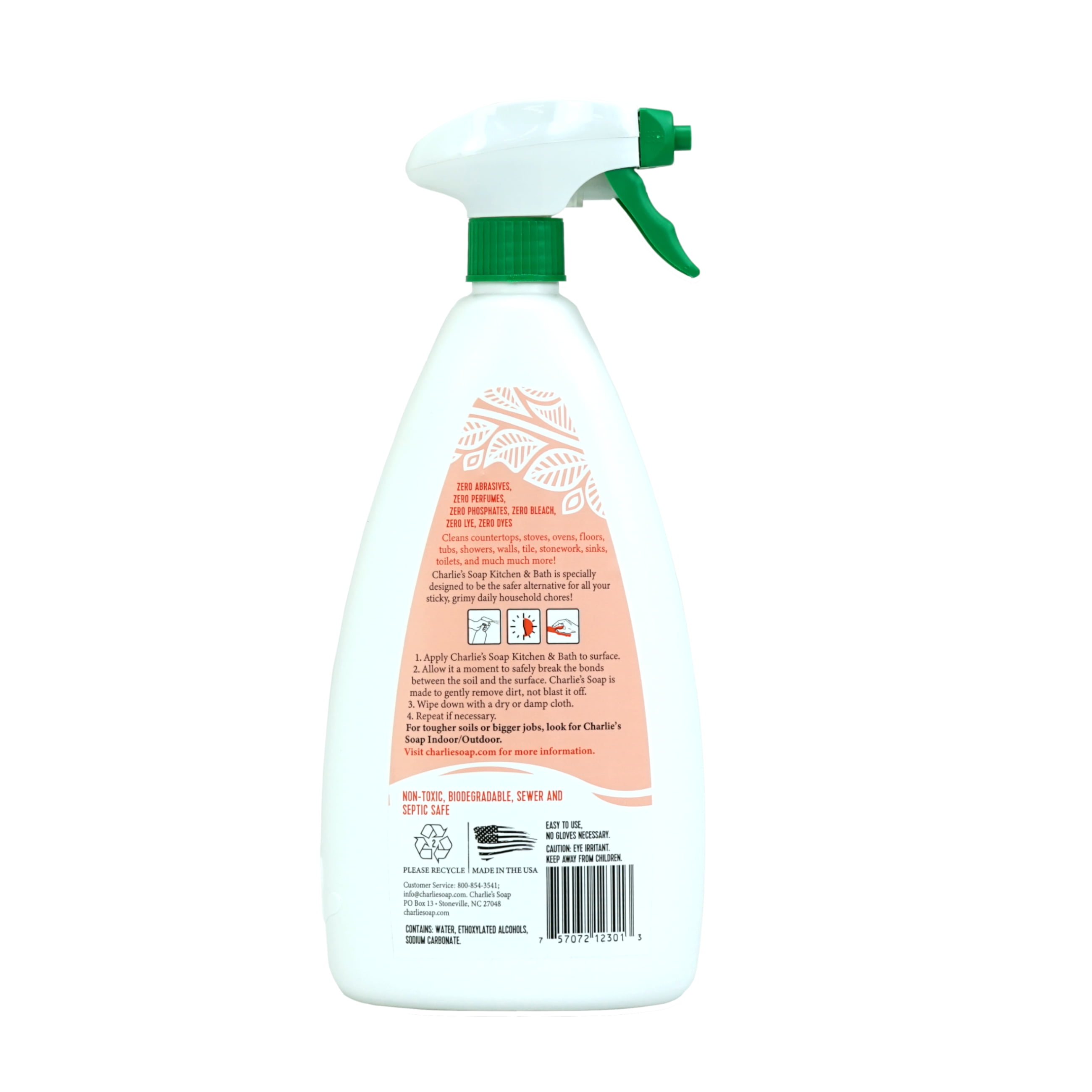 Charlie S Soap Kitchen And Bath Household Cleaner Non Toxic