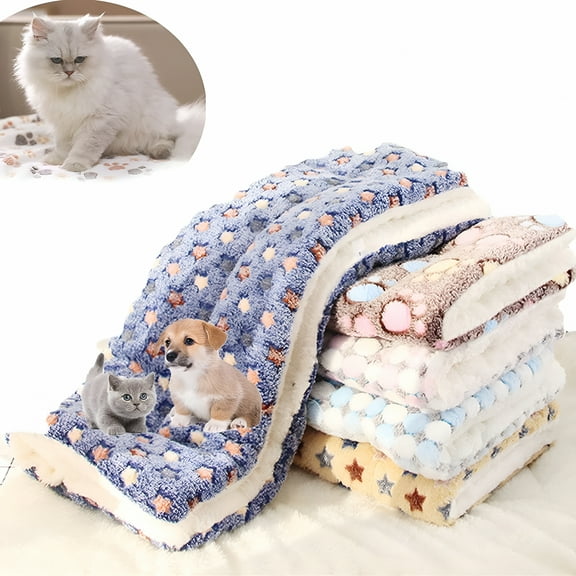 ACDANC Cozy Calming Cat Blanket, Ultra Soft Dog/Cat Bed Mat