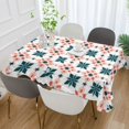 thumbnail image 2 of Yayeee Tablecloths 54" x 72" Rectangle Wrinkle Resistant Party Table Cover, Flowers Geometric Pattern, 2 of 8